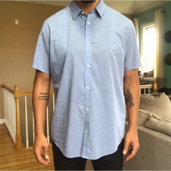 Vince Other - NEW Vince Cotton Short Sleeve Button Up Shirt NWOT